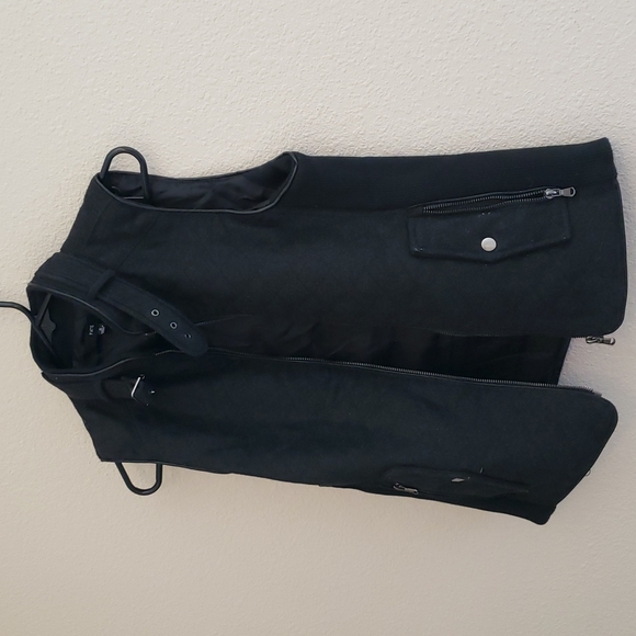 Fate | Rowen Wool Blend Quilted Vest | Black | Size S | Gently Used - Picture 9 of 16